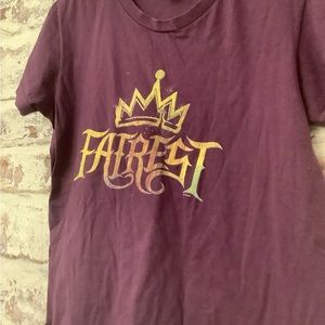 American apparel purple T-shirt Snow White evil queen